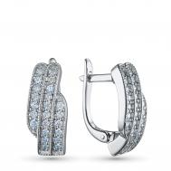 Серьги из серебра э0612сг04202780 ЭПЛ Даймонд