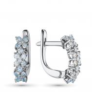 Серьги из белого золота э4712сг05180600 ЭПЛ Даймонд