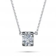 Колье из серебра э0612кл06200855_white ЭПЛ Даймонд