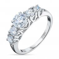 Классическое кольцо из белого золота э4712кц11190030_white ЭПЛ Даймонд