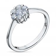 Кольцо из серебра э0612кц03162500_white ЭПЛ Даймонд