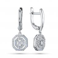 Серьги из серебра э0612сг11172700 ЭПЛ Даймонд