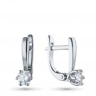 Серьги из серебра э0612сг04220753_white ЭПЛ Даймонд