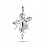 Подвеска из серебра э0612пд02155000_white ЭПЛ Даймонд