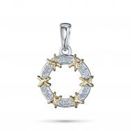 Подвеска из комбинированного золота э4812пд04201892 ЭПЛ Даймонд