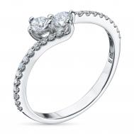Кольцо из серебра э0612кц11175700_white ЭПЛ Даймонд