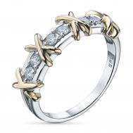 Кольцо из комбинированного золота э4812кц07156100_white ЭПЛ Даймонд