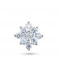 Классическая подвеска из серебра э0612пд09164200_white ЭПЛ Даймонд