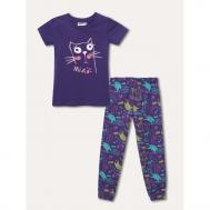 Пижама для девочки WKG01761 Winkiki