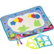 Раскраска  водная коврик Подводный мир Bondibon