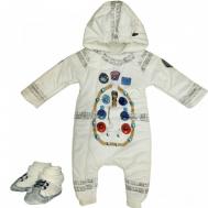 Комбинезон утепленный с пинетками Космонавт Папитто