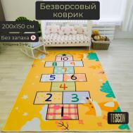 Игровой коврик   Безворсовый войлочный детский коврик "Классики-Лисы" 150*200 см TESCON