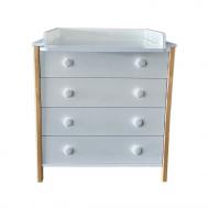 Комод  детский Adele со съемной пеленальной доской и шариковыми направляющими Кедр