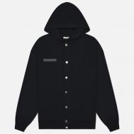 Мужская толстовка  365 Midweight Snap Button Hoodie, цвет чёрный, размер S PANGAIA