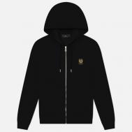 Мужская толстовка  Full Zip Hoodie, цвет чёрный, размер S Belstaff