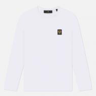 Мужской лонгслив  Crew Neck, цвет белый, размер XL Belstaff