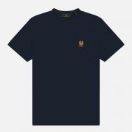 Мужская футболка  Crew Neck, цвет синий, размер M Belstaff