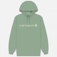 Мужская толстовка  Loose Fit Midweight Logo Graphic Hoodie, цвет зелёный, размер XL CARHARTT