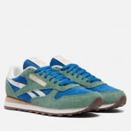 Мужские кроссовки  Classic Leather, цвет синий, размер 42.5 EU Reebok