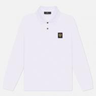 Мужской лонгслив  Polo, цвет белый, размер M Belstaff