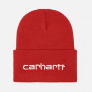 Шапка  Insulated Logo Graphic Cuffed, цвет красный CARHARTT