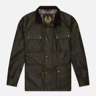 Мужская демисезонная куртка  Fieldmaster Icon, цвет оливковый, размер 52 Belstaff