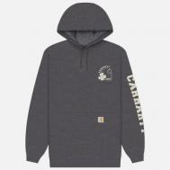 Мужская толстовка  Loose Fit Midweight Hoodie Shamrock, цвет серый, размер XL CARHARTT