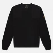 Мужской свитер  Commander Crew Neck, цвет чёрный, размер XXL Belstaff