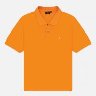 Мужское поло  Classic Pique, цвет оранжевый, размер L Stussy
