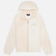 Мужская куртка ветровка  Beach Shell Wave Dye, цвет белый, размер S Stussy