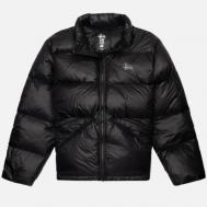 Мужской пуховик  Micro Ripstop Down Mock, цвет чёрный, размер XL Stussy