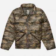 Мужской пуховик  Micro Ripstop Down Mock, цвет камуфляжный, размер S Stussy