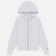 Женская толстовка  Pinnacle Heavyweight Full-Zip Fleece Hoodie, цвет серый, размер S CHAMPION REVERSE WEAVE