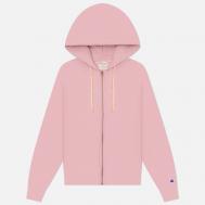 Женская толстовка  Pinnacle Heavyweight Full-Zip Fleece Hoodie, цвет розовый, размер XS CHAMPION REVERSE WEAVE