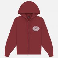 Мужская толстовка  Mantra Zip Hoodie, цвет бордовый, размер XL Stussy