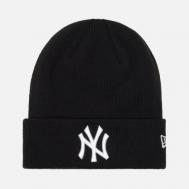 Шапка  MLB NY Yankees Essential Cuff, цвет чёрный New Era