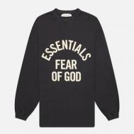 Мужской лонгслив  Campus 90's, цвет чёрный, размер XL FEAR OF GOD ESSENTIALS