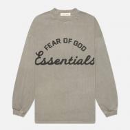 Мужской лонгслив  Training 90's, цвет бежевый, размер L FEAR OF GOD ESSENTIALS