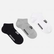 Комплект носков  Flag Sneaker 3-Pack, цвет комбинированный, размер 43-46 EU New Era