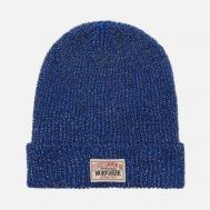 Шапка  Cuff Reflective Yarn, цвет синий Stussy