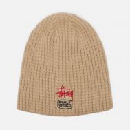 Шапка  Waffle Skullcap Built Tough, цвет бежевый Stussy