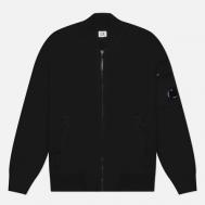 Мужская толстовка  Cotton Diagonal Fleece Full Zip, цвет чёрный, размер XXXL C.P. COMPANY
