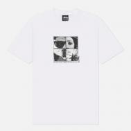 Мужская футболка  Personalities, цвет белый, размер S Stussy
