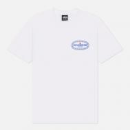 Мужская футболка  Authorized, цвет белый, размер M Stussy