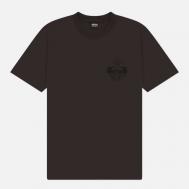 Мужская футболка  Built To Last Pigment Dyed, цвет чёрный, размер XL Stussy