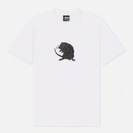 Мужская футболка  Long Range, цвет белый, размер S Stussy