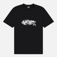 Мужская футболка  Fawn, цвет чёрный, размер L Stussy