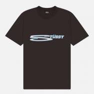 Мужская футболка  Stretch Pigment Dyed, цвет чёрный, размер S Stussy