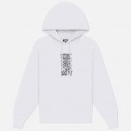 Мужская толстовка  Authentic Gear Hoodie, цвет серый, размер M Stussy
