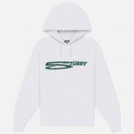 Мужская толстовка  Stretch Hoodie, цвет серый, размер S Stussy